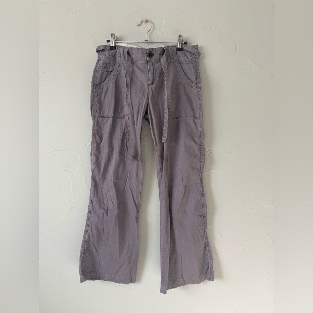 Gray Casual Pants